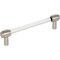 Jeffrey Alexander 128 mm Center-to-Center Satin Nickel Carmen Cabinet Bar Pull 775-128SN - alternate 1